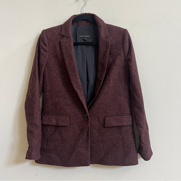 Banana Republic Jackets & Blazers - Banana Republic Brown Tweed Blazer